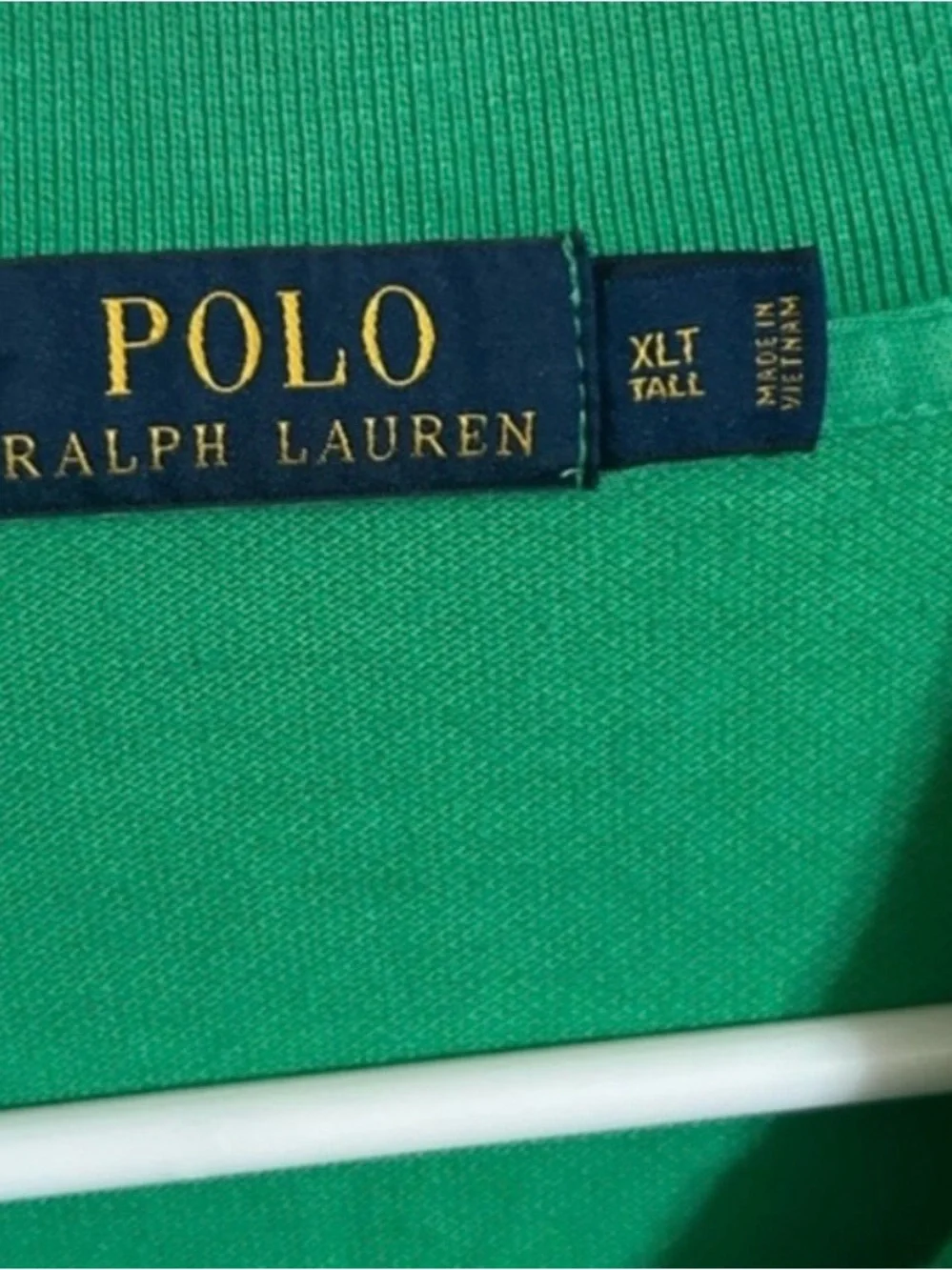 Polo by Ralph Lauren Size XLT Bright Green Classic Polo Shirt